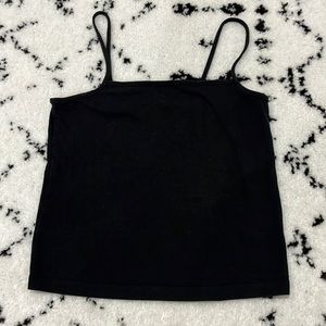 wild fable black crop top